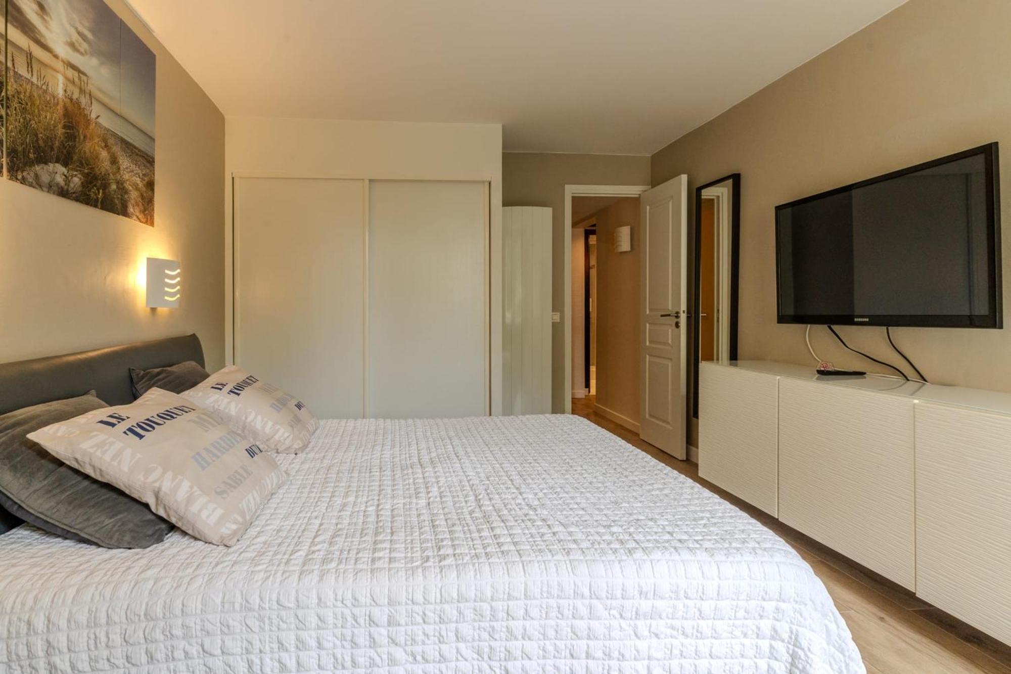 Very Nice Flat For 5 With Swimming Pool Tennis Court And Free Park Le Touquet Exterior photo