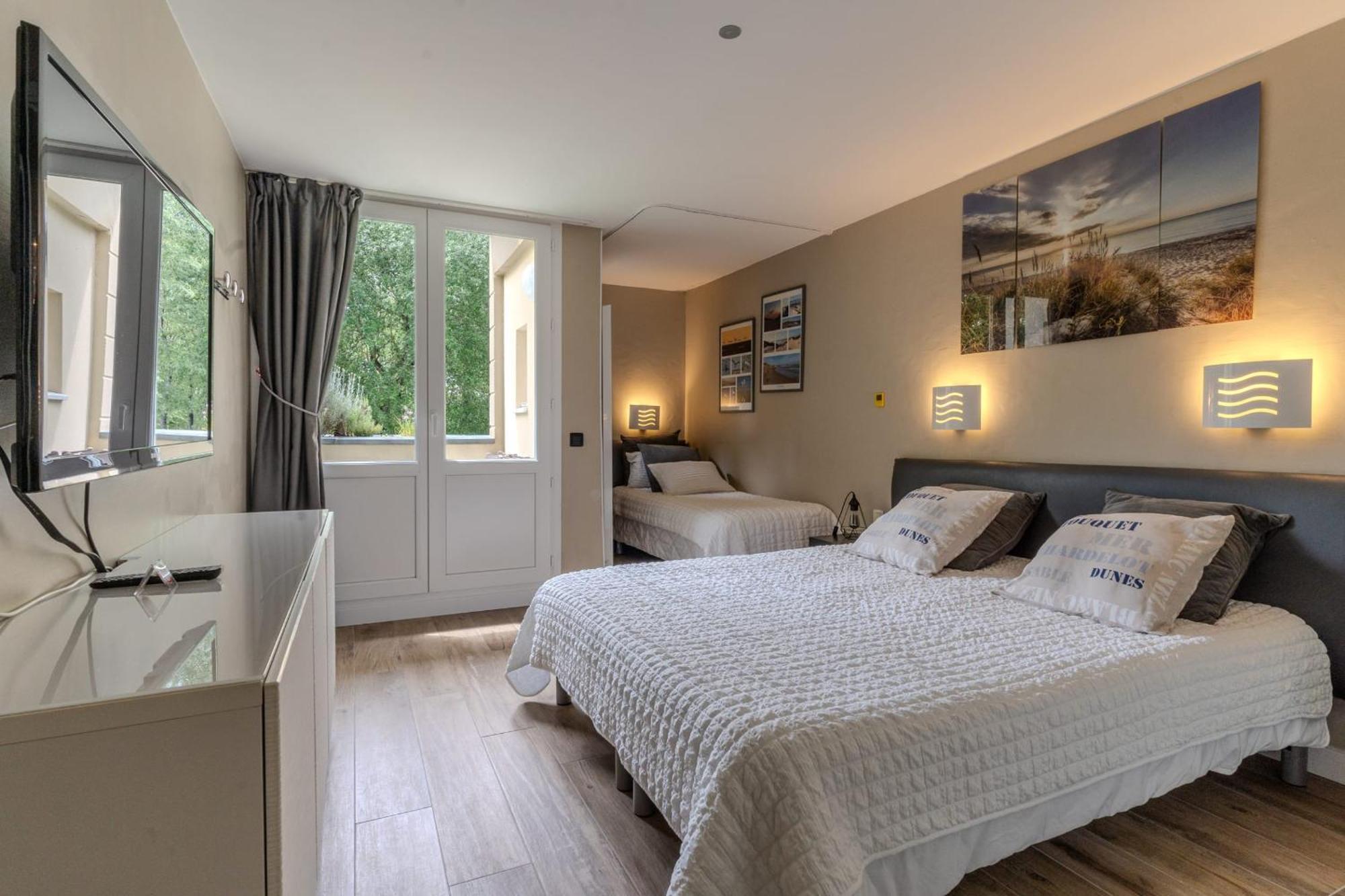 Very Nice Flat For 5 With Swimming Pool Tennis Court And Free Park Le Touquet Exterior photo